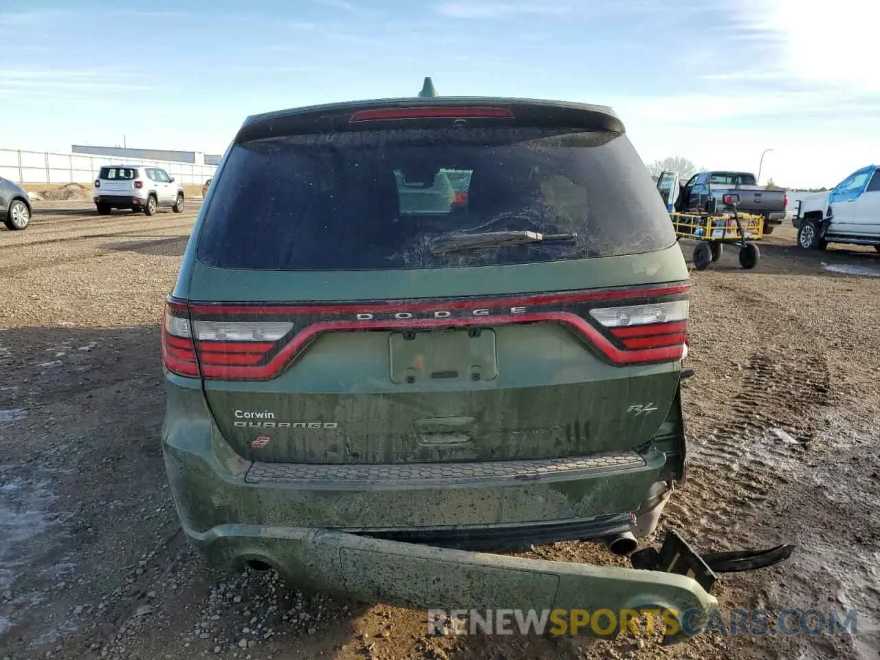 6 fotografías del automóvil dañado 1C4SDJCTXMC804237 DODGE DURANGO 2021