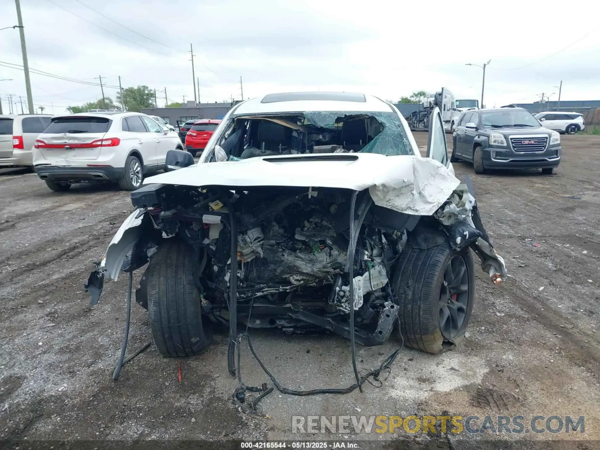 6 fotografías del automóvil dañado 1C4SDJGJ4MC574235 DODGE DURANGO 2021