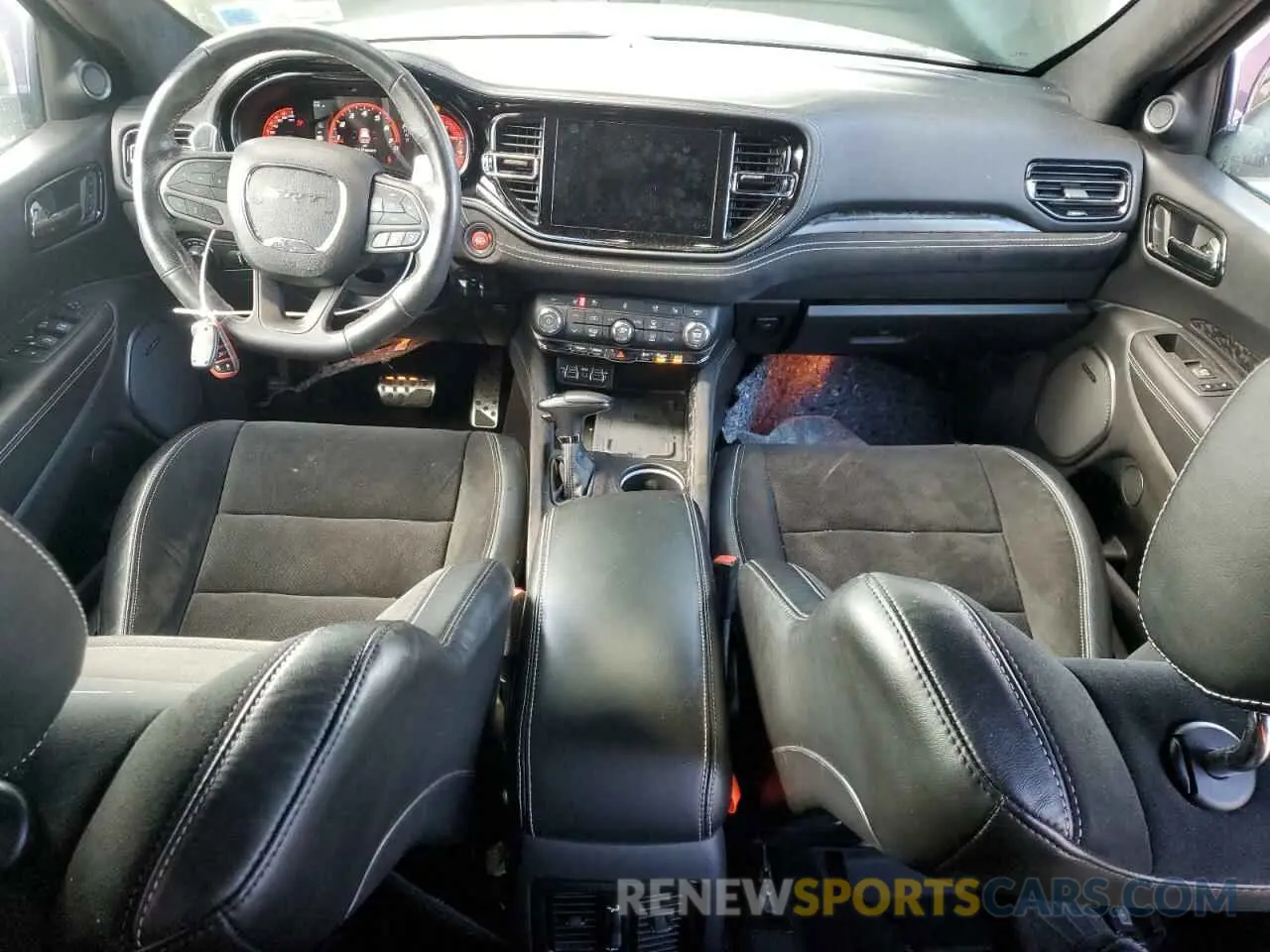 8 fotografías del automóvil dañado 1C4SDJH90MC232348 DODGE DURANGO 2021