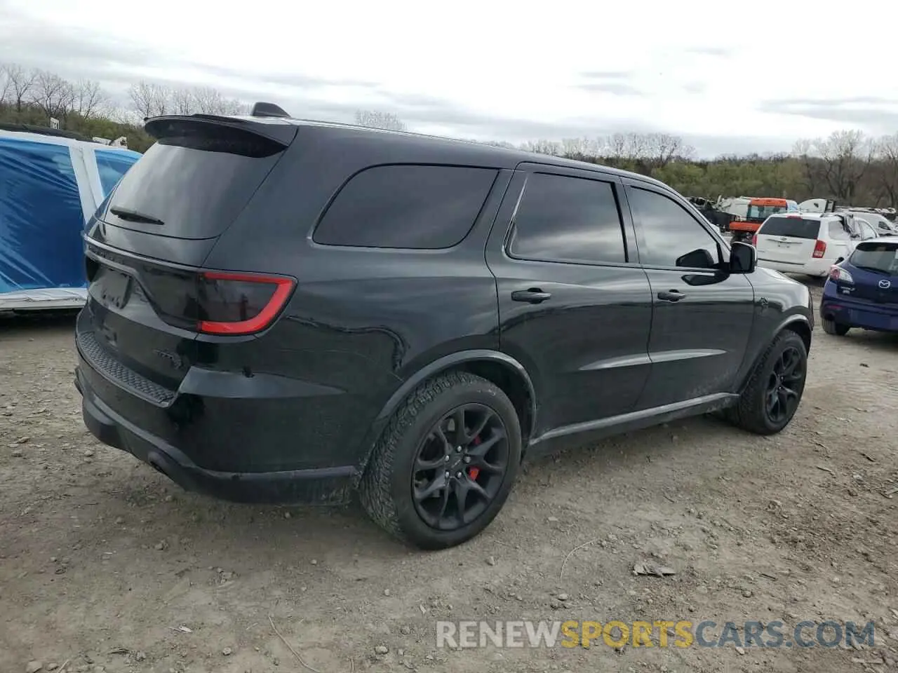 3 fotografías del automóvil dañado 1C4SDJH91MC643063 DODGE DURANGO 2021