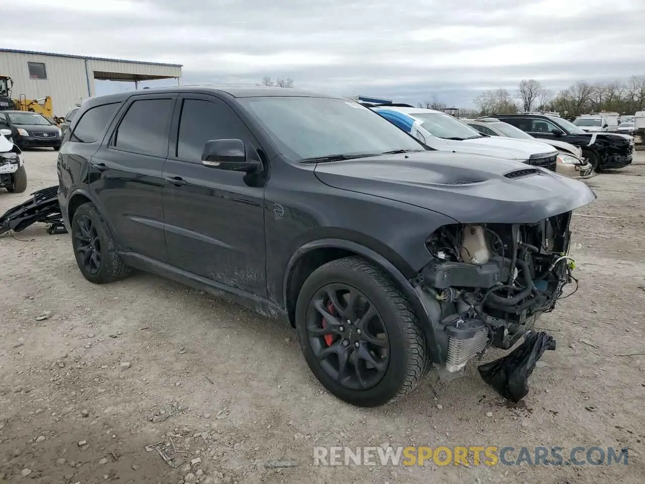 4 fotografías del automóvil dañado 1C4SDJH91MC643063 DODGE DURANGO 2021
