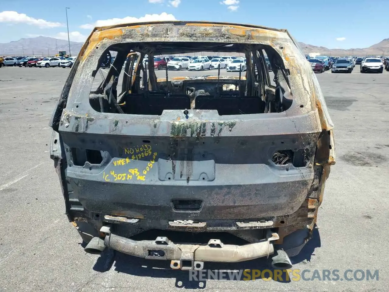 6 fotografías del automóvil dañado 1C4SDJH93MC605608 DODGE DURANGO 2021