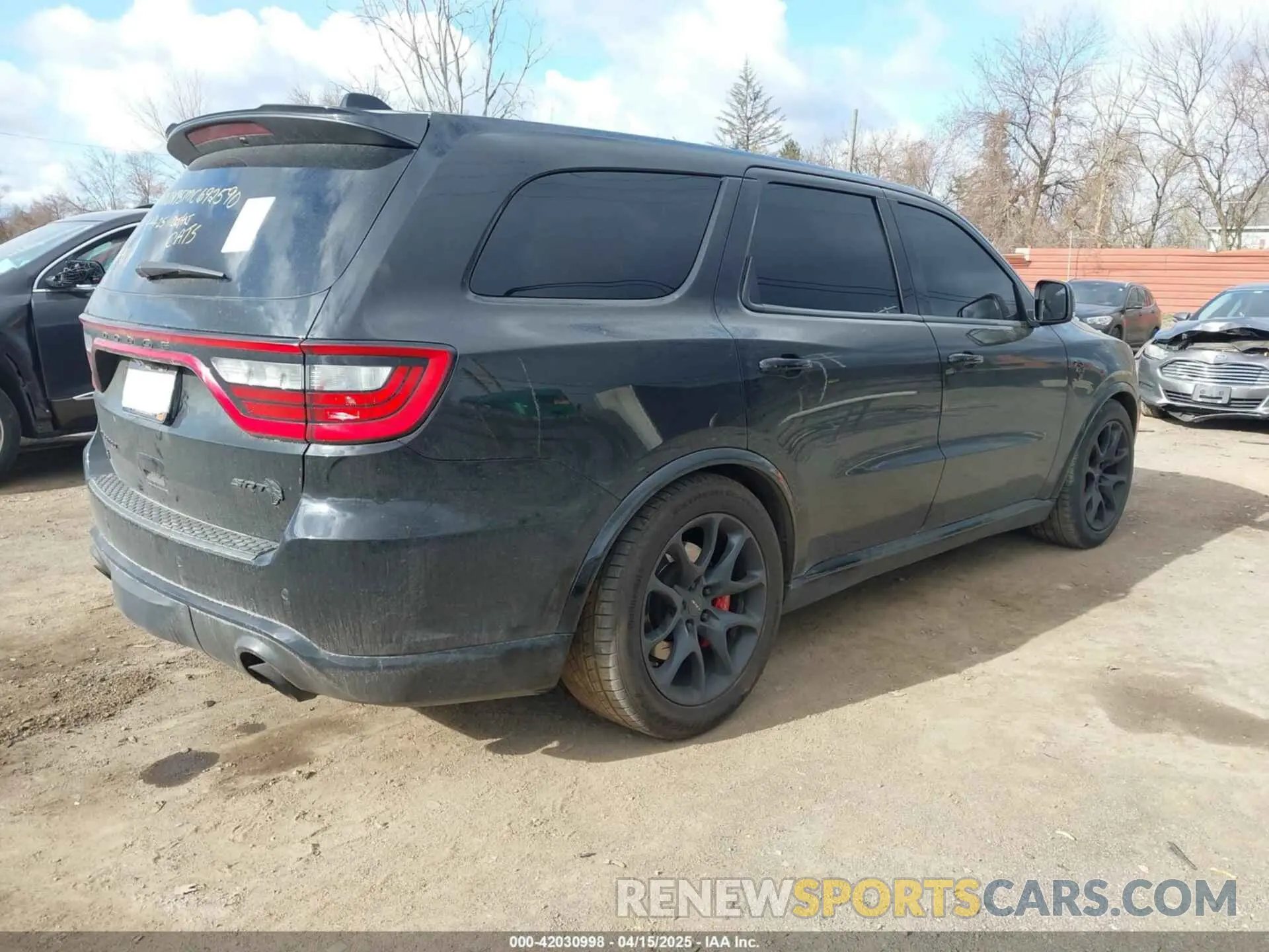 4 fotografías del automóvil dañado 1C4SDJH95MC692590 DODGE DURANGO 2021