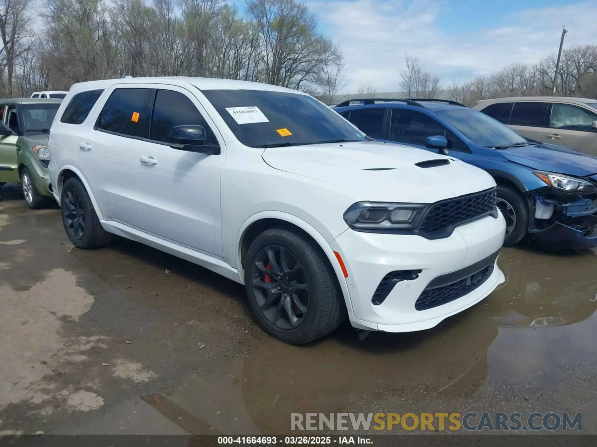 1 fotografías del automóvil dañado 1C4SDJH96MC762632 DODGE DURANGO 2021