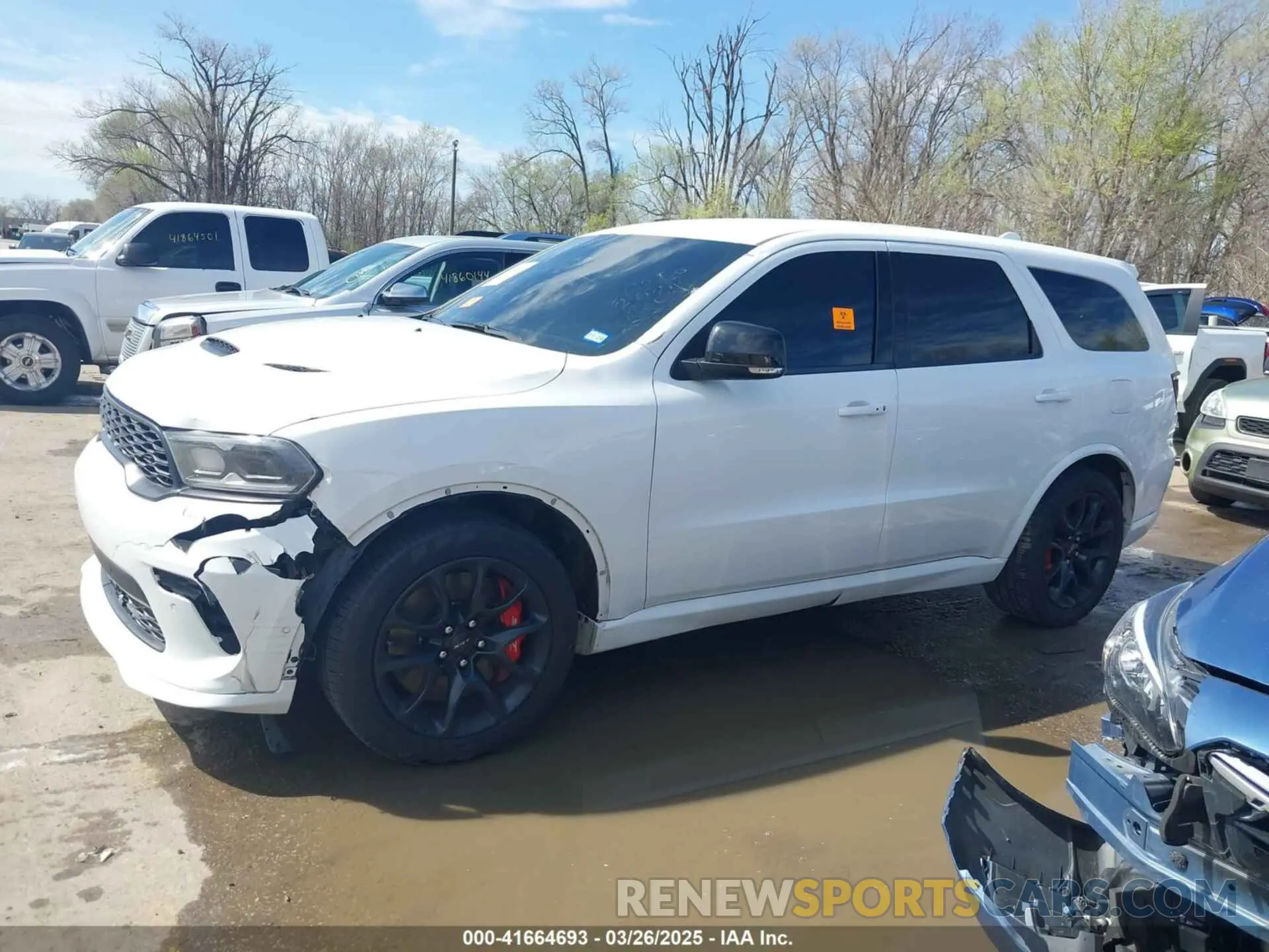 14 fotografías del automóvil dañado 1C4SDJH96MC762632 DODGE DURANGO 2021