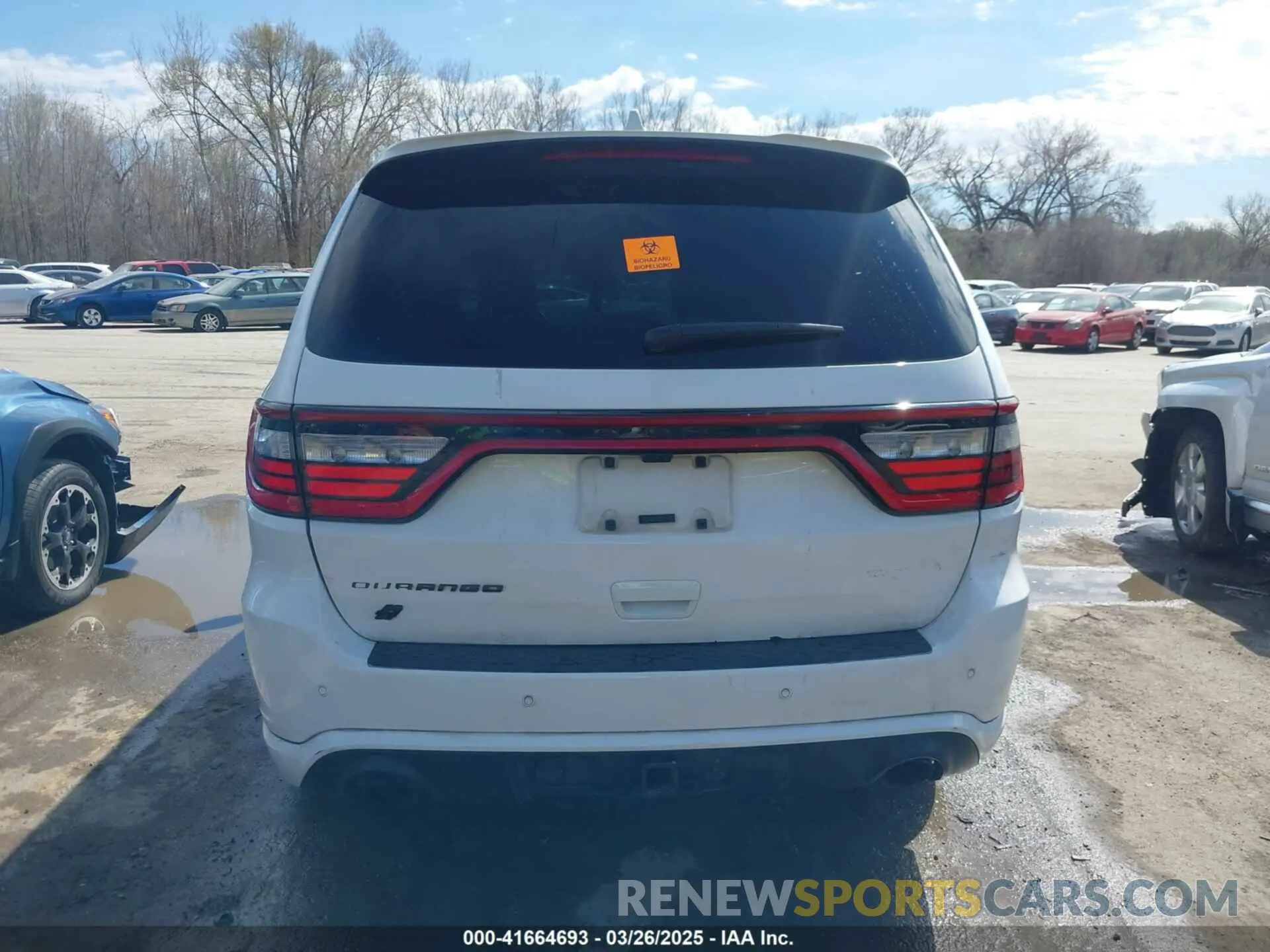 16 fotografías del automóvil dañado 1C4SDJH96MC762632 DODGE DURANGO 2021