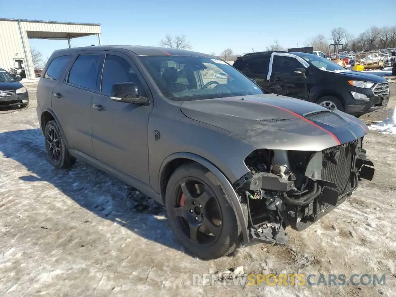 4 fotografías del automóvil dañado 1C4SDJH97MC788608 DODGE DURANGO 2021