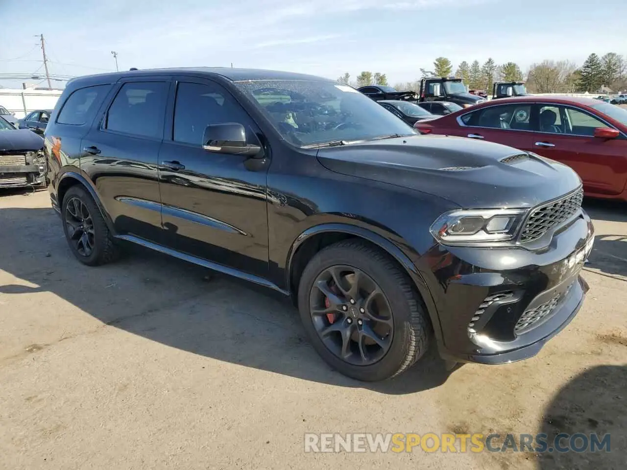 4 fotografías del automóvil dañado 1C4SDJH98MC689263 DODGE DURANGO 2021