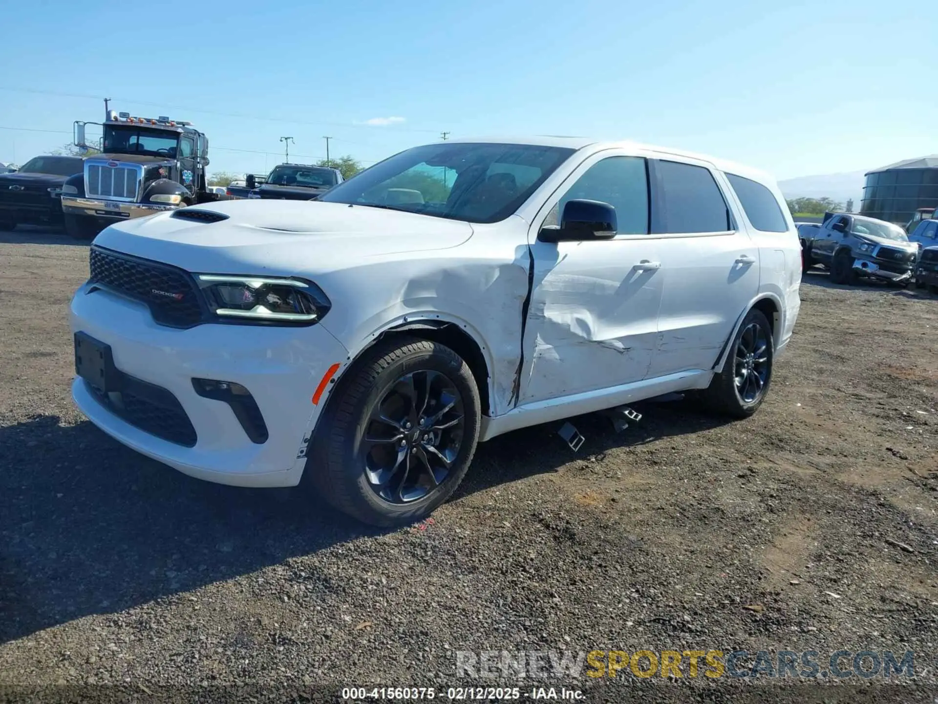 2 fotografías del automóvil dañado 1C4RDHDG3NC187175 DODGE DURANGO 2022