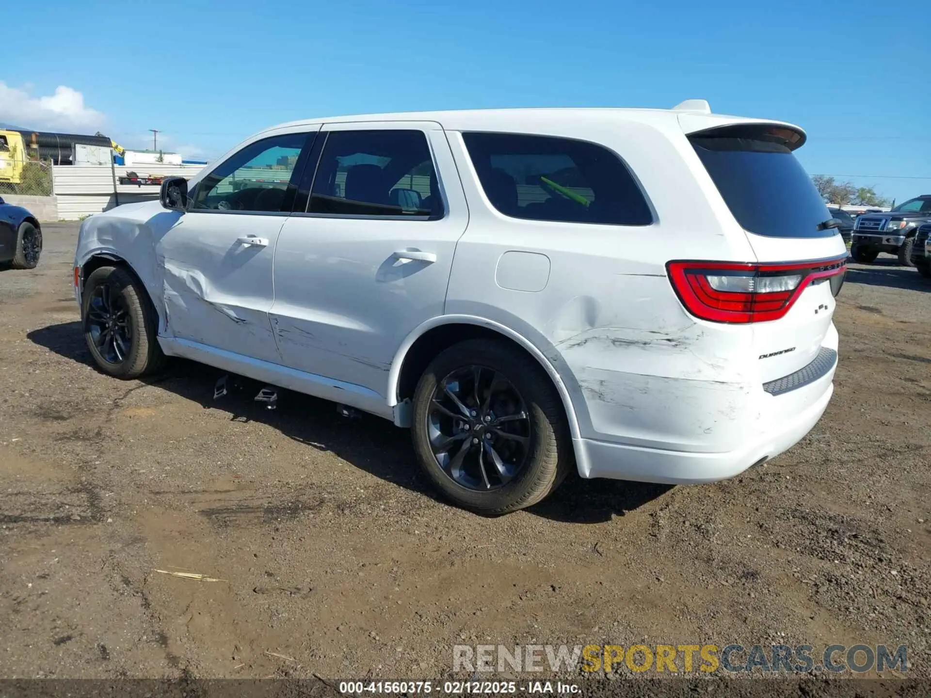 3 fotografías del automóvil dañado 1C4RDHDG3NC187175 DODGE DURANGO 2022