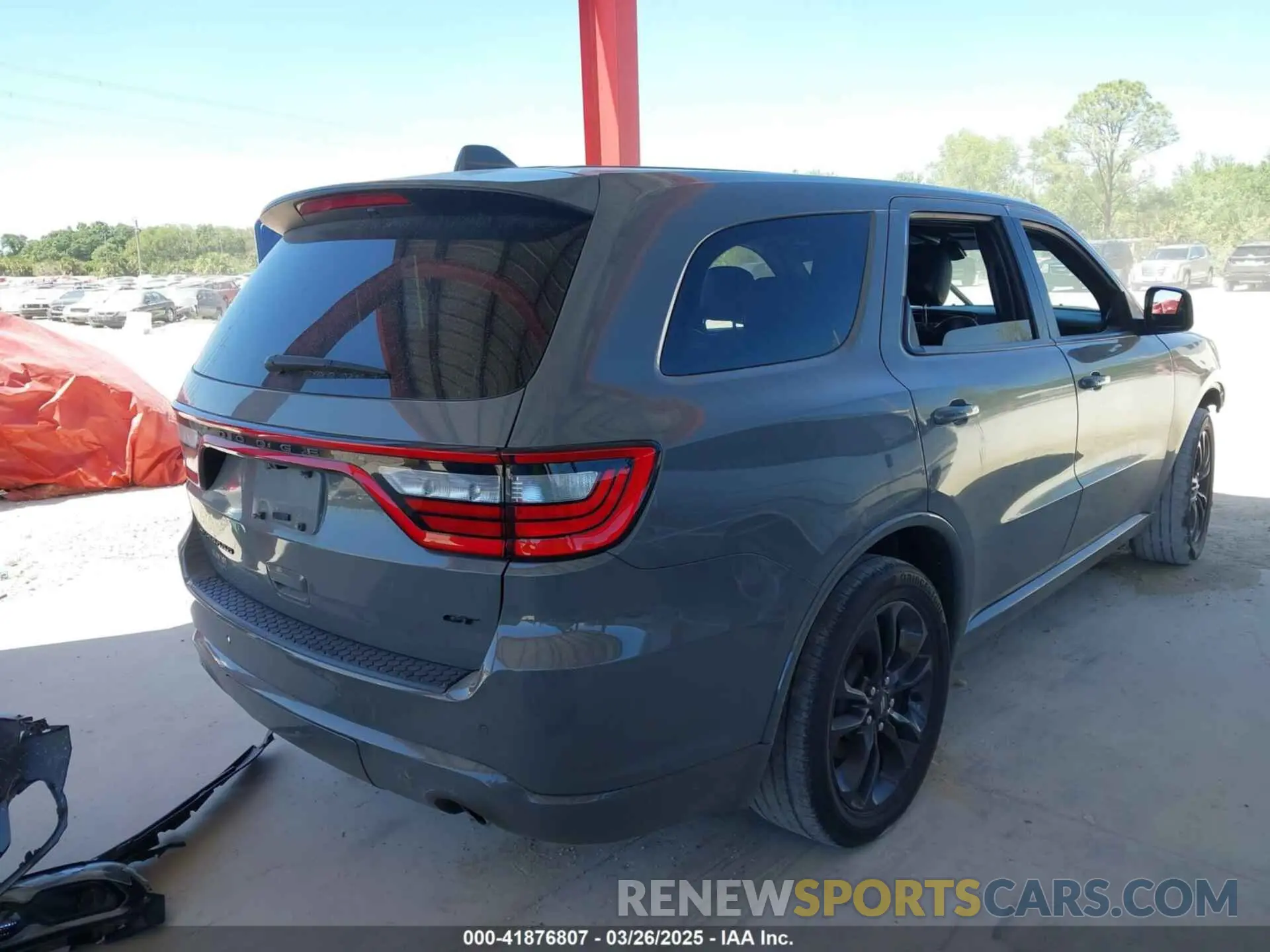 4 fotografías del automóvil dañado 1C4RDHDG5NC214635 DODGE DURANGO 2022