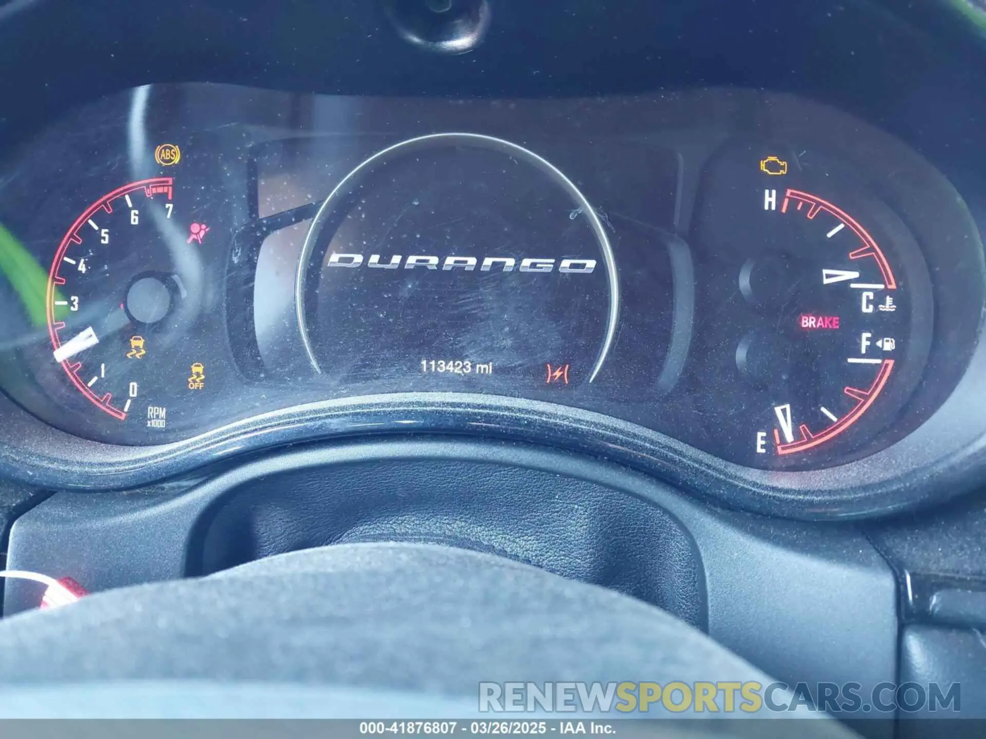 7 fotografías del automóvil dañado 1C4RDHDG5NC214635 DODGE DURANGO 2022