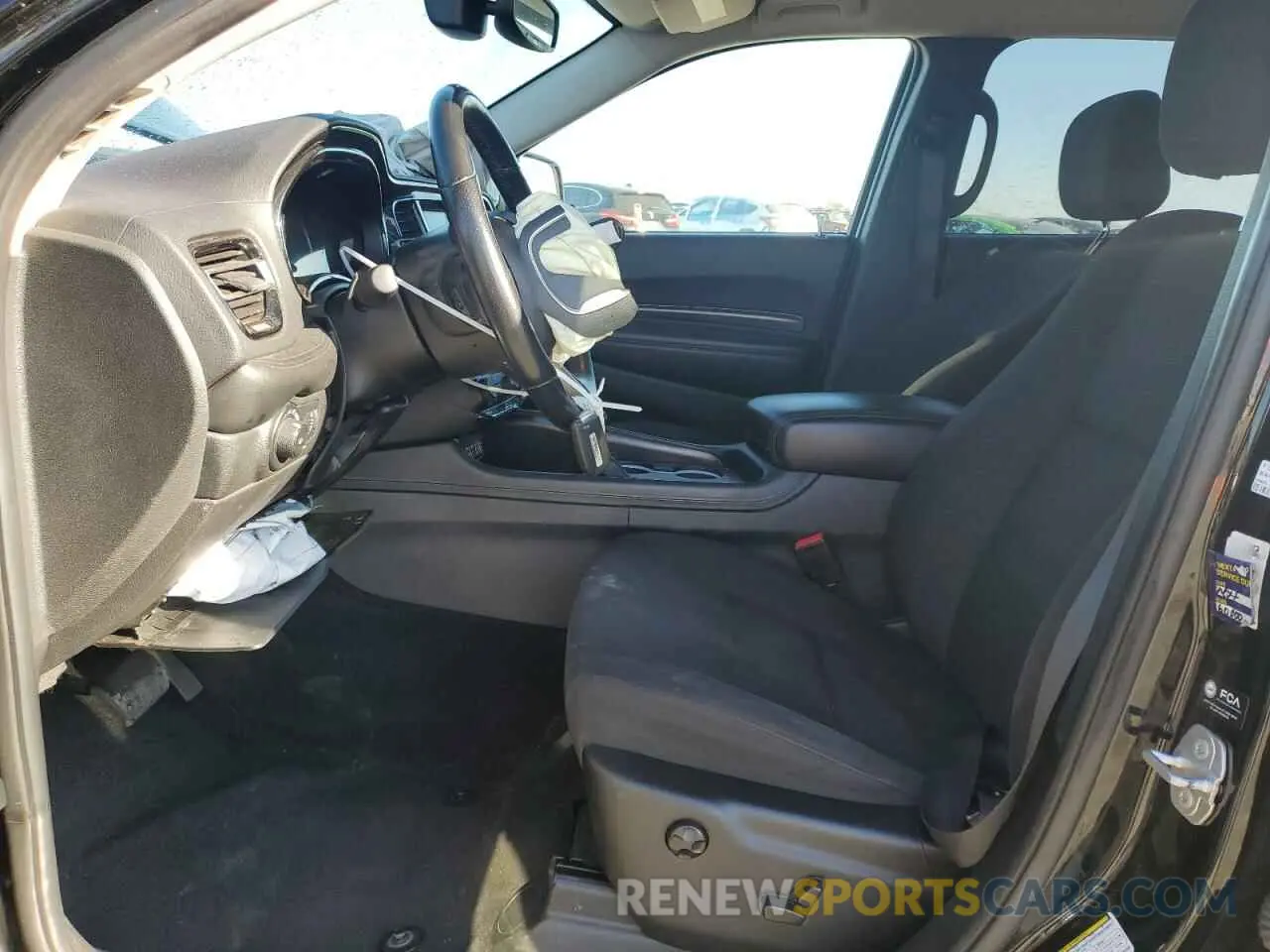 7 fotografías del automóvil dañado 1C4RDJAG4NC228408 DODGE DURANGO 2022