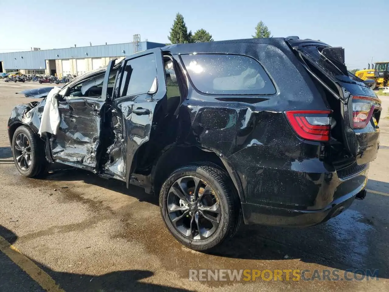 2 fotografías del automóvil dañado 1C4RDJAG9NC174622 DODGE DURANGO 2022