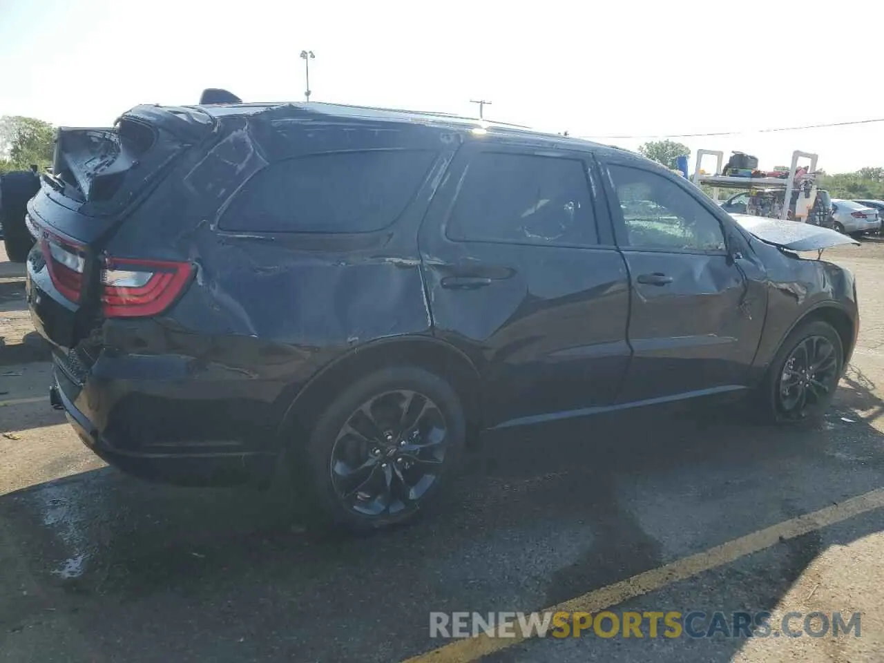 3 fotografías del automóvil dañado 1C4RDJAG9NC174622 DODGE DURANGO 2022