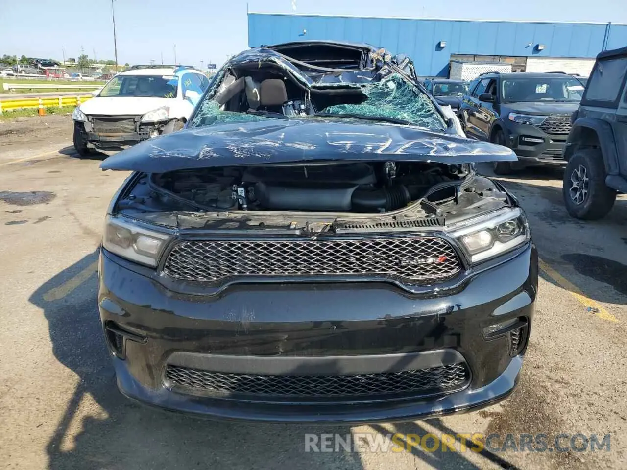 5 fotografías del automóvil dañado 1C4RDJAG9NC174622 DODGE DURANGO 2022