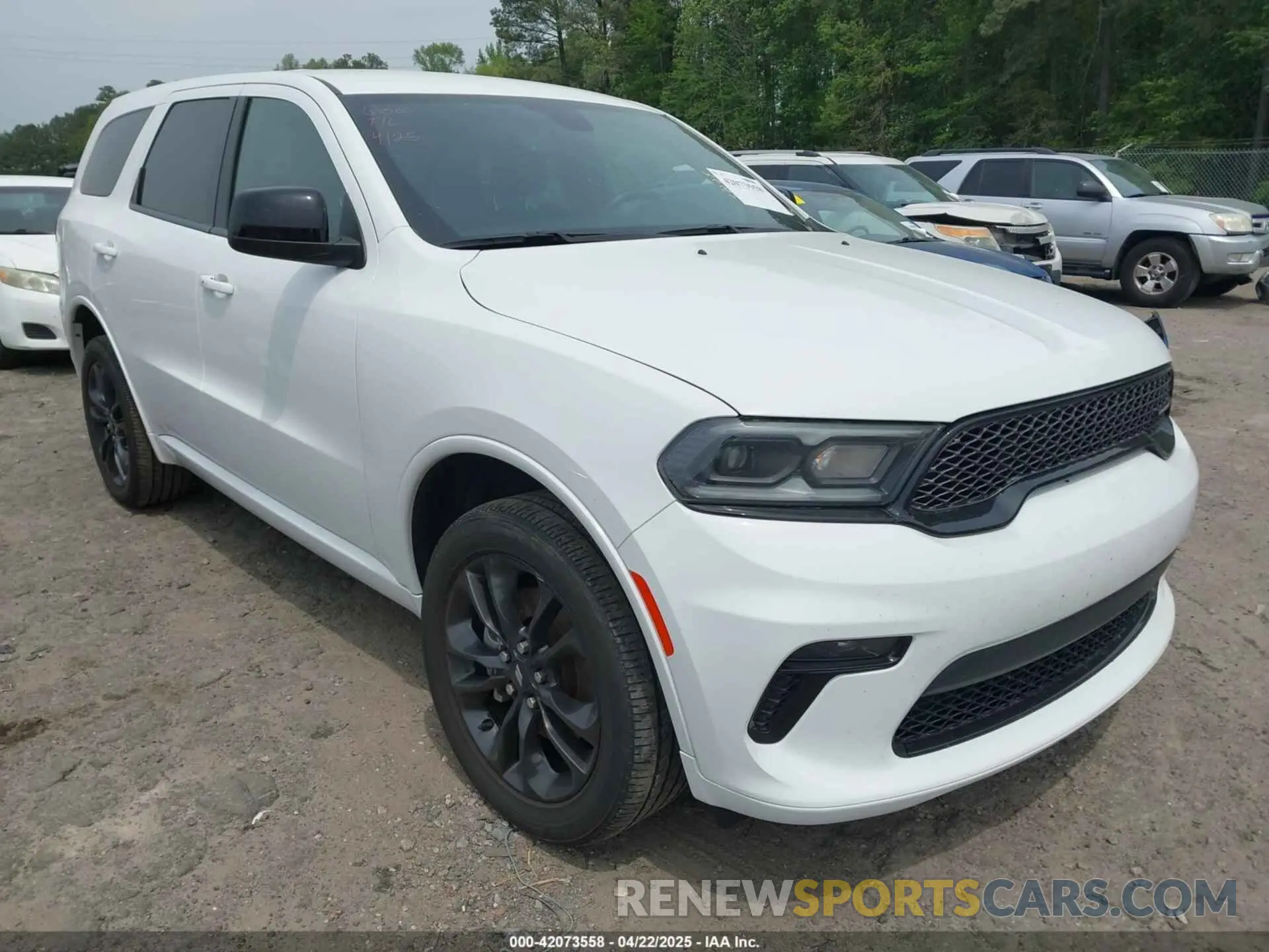 1 fotografías del automóvil dañado 1C4RDJAGXNC173642 DODGE DURANGO 2022