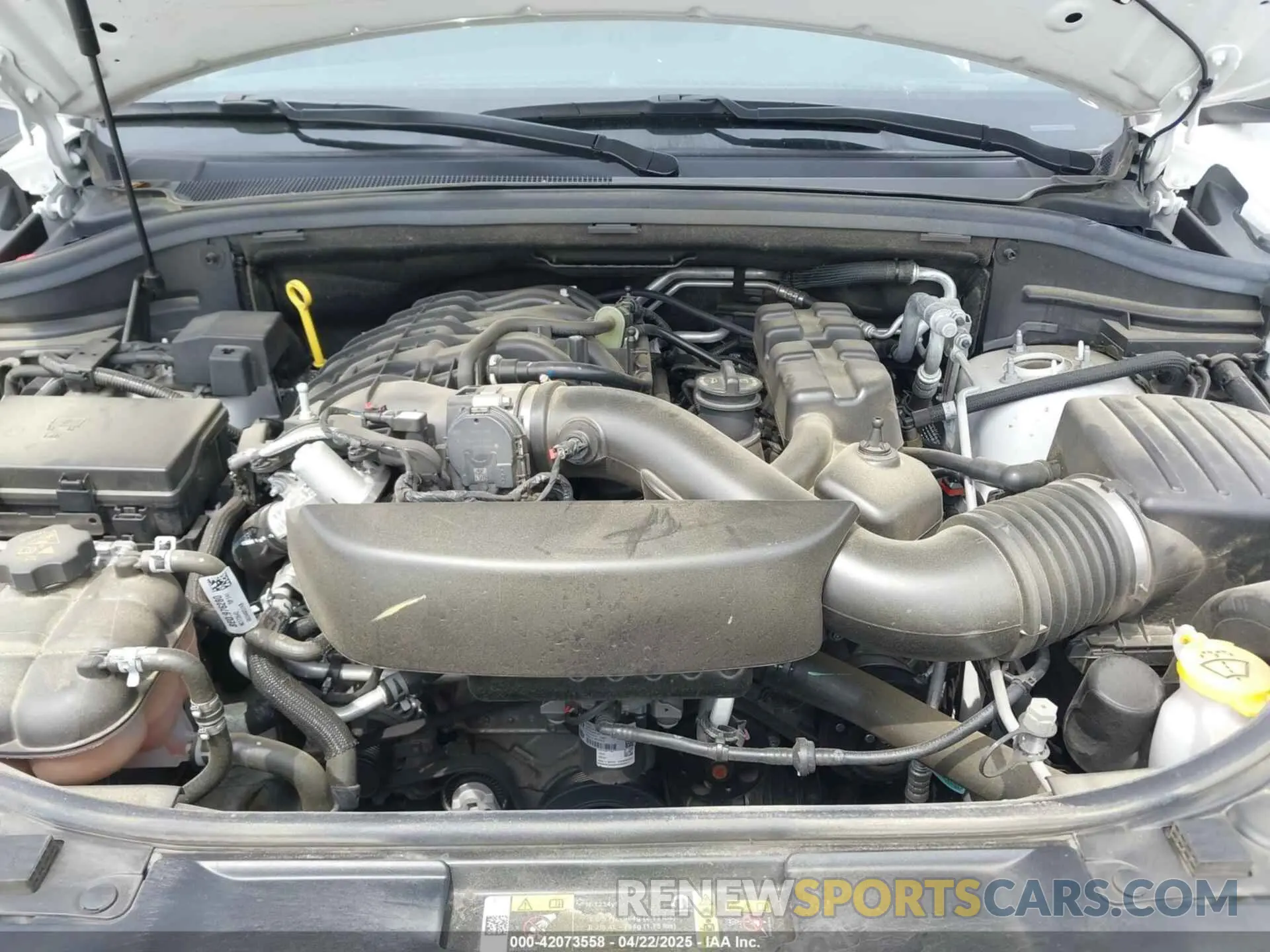 10 fotografías del automóvil dañado 1C4RDJAGXNC173642 DODGE DURANGO 2022