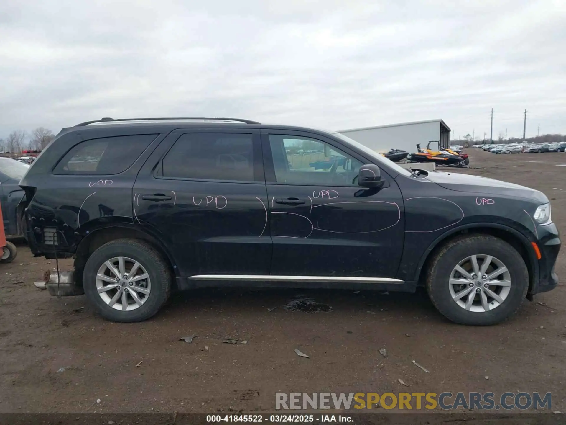 13 fotografías del automóvil dañado 1C4RDJAGXNC185628 DODGE DURANGO 2022