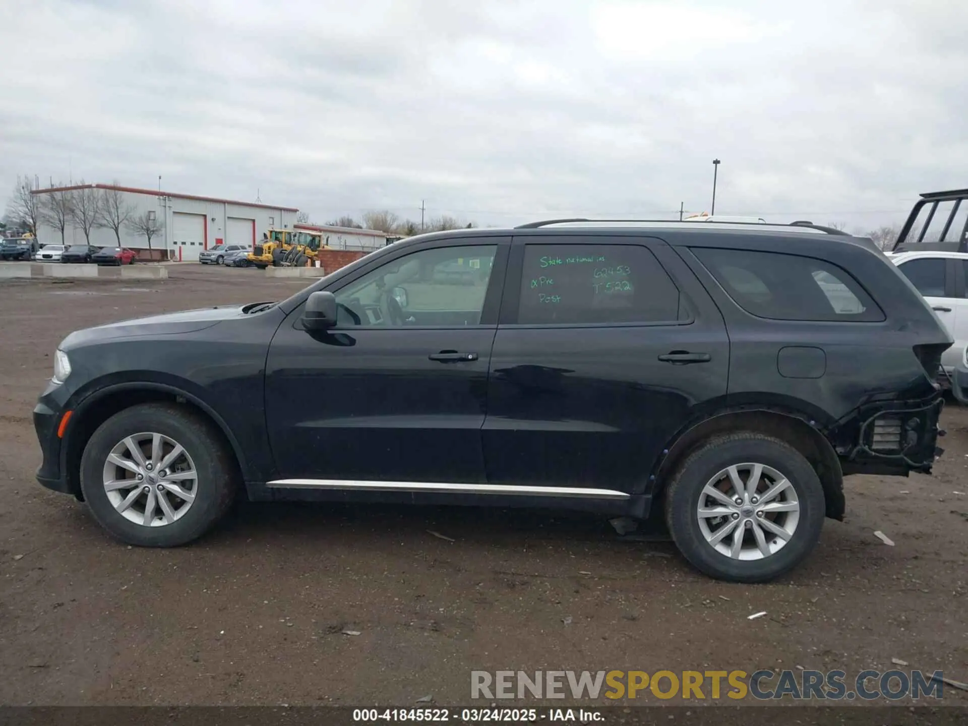 14 fotografías del automóvil dañado 1C4RDJAGXNC185628 DODGE DURANGO 2022