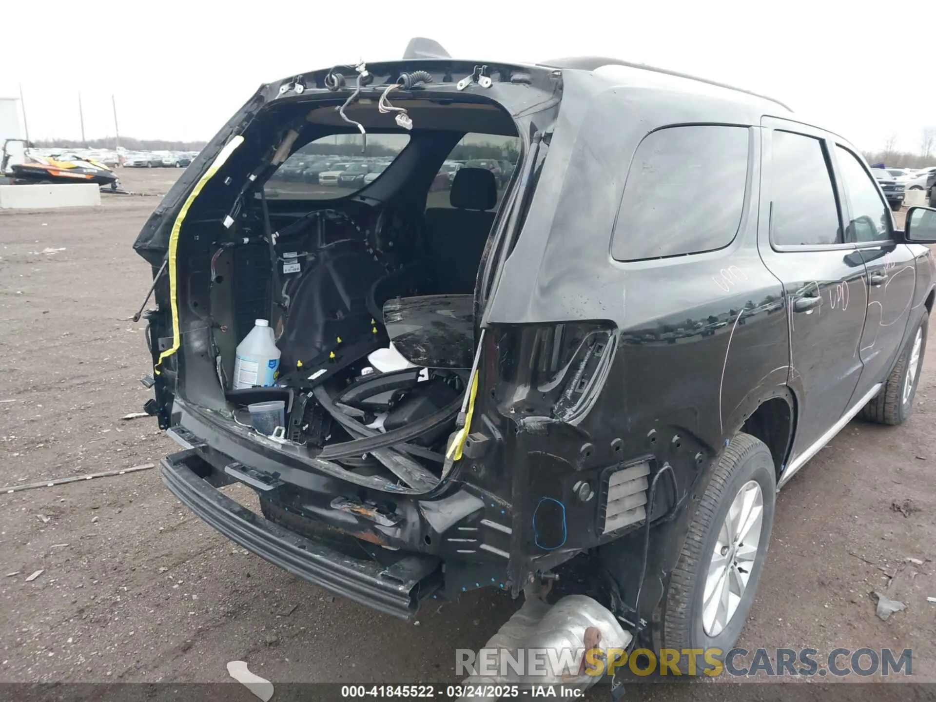 6 fotografías del automóvil dañado 1C4RDJAGXNC185628 DODGE DURANGO 2022