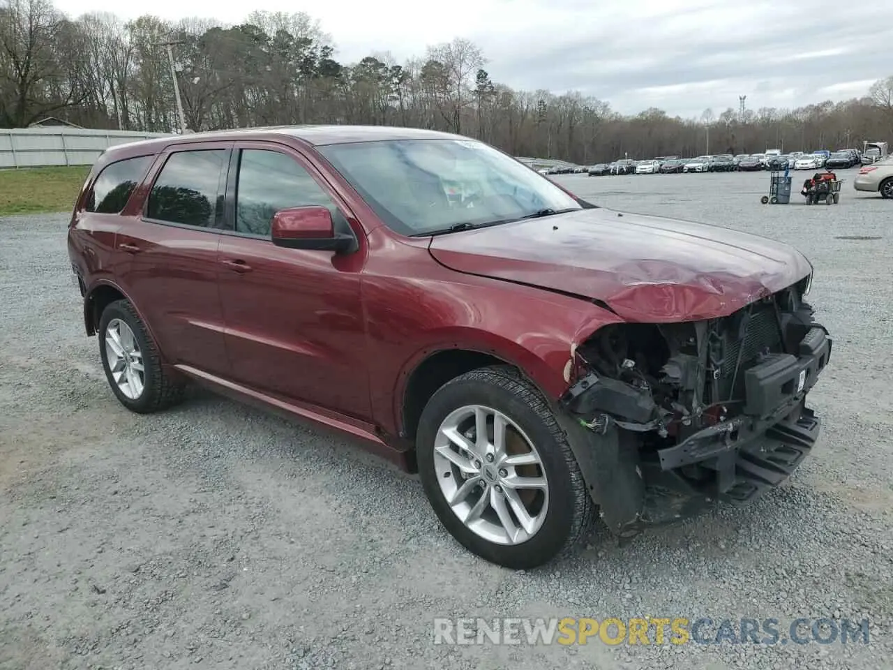 4 fotografías del automóvil dañado 1C4RDJDG0NC219748 DODGE DURANGO 2022