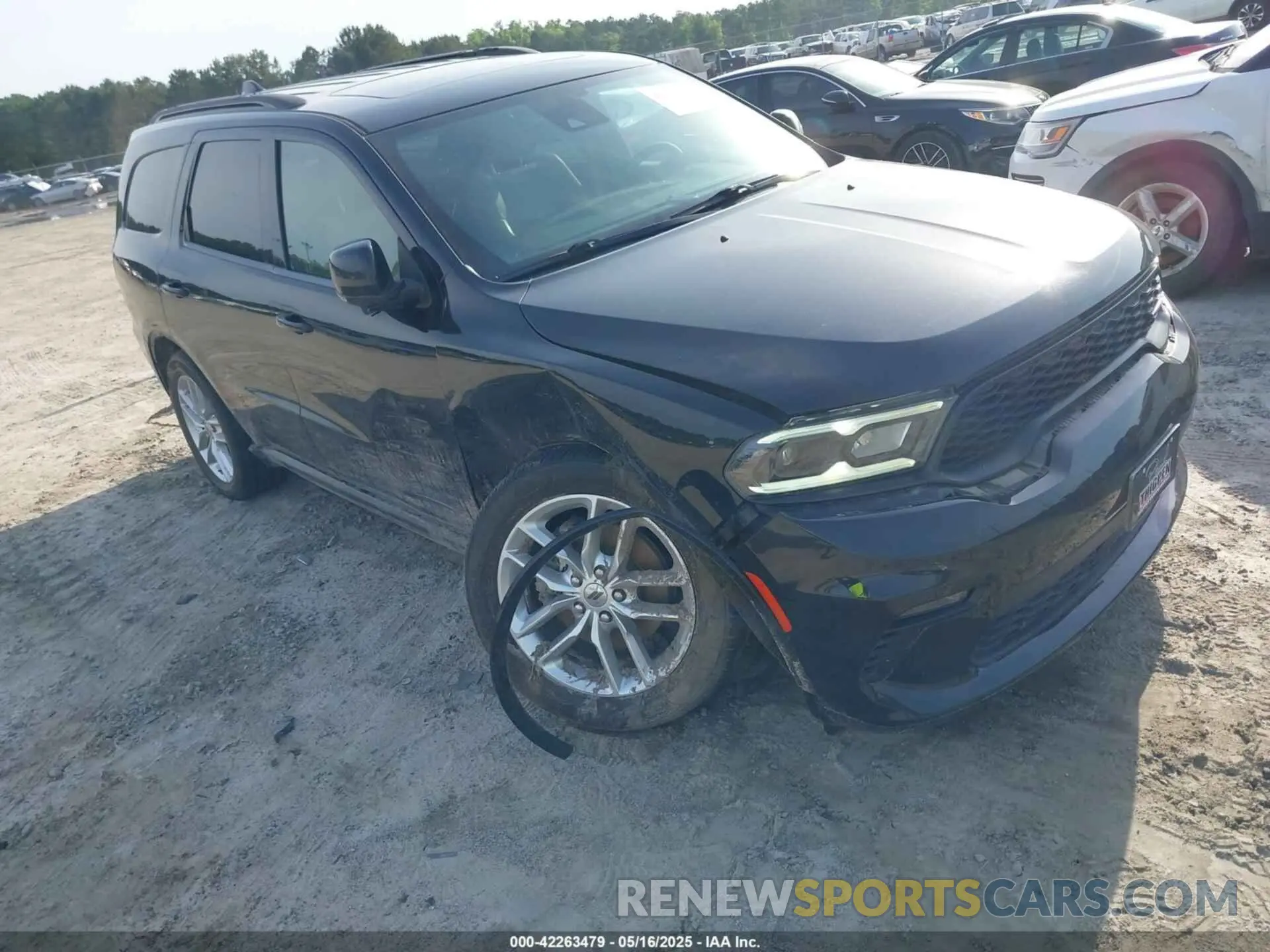 1 fotografías del automóvil dañado 1C4RDJDG3NC106179 DODGE DURANGO 2022