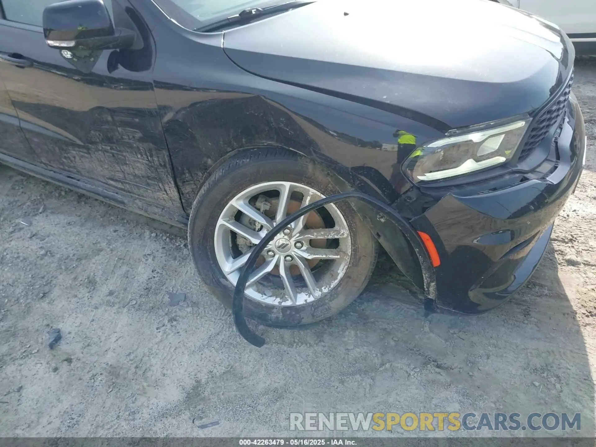 6 fotografías del automóvil dañado 1C4RDJDG3NC106179 DODGE DURANGO 2022