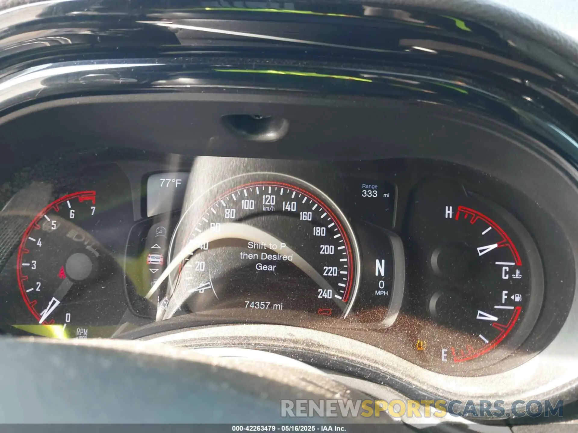 7 fotografías del automóvil dañado 1C4RDJDG3NC106179 DODGE DURANGO 2022