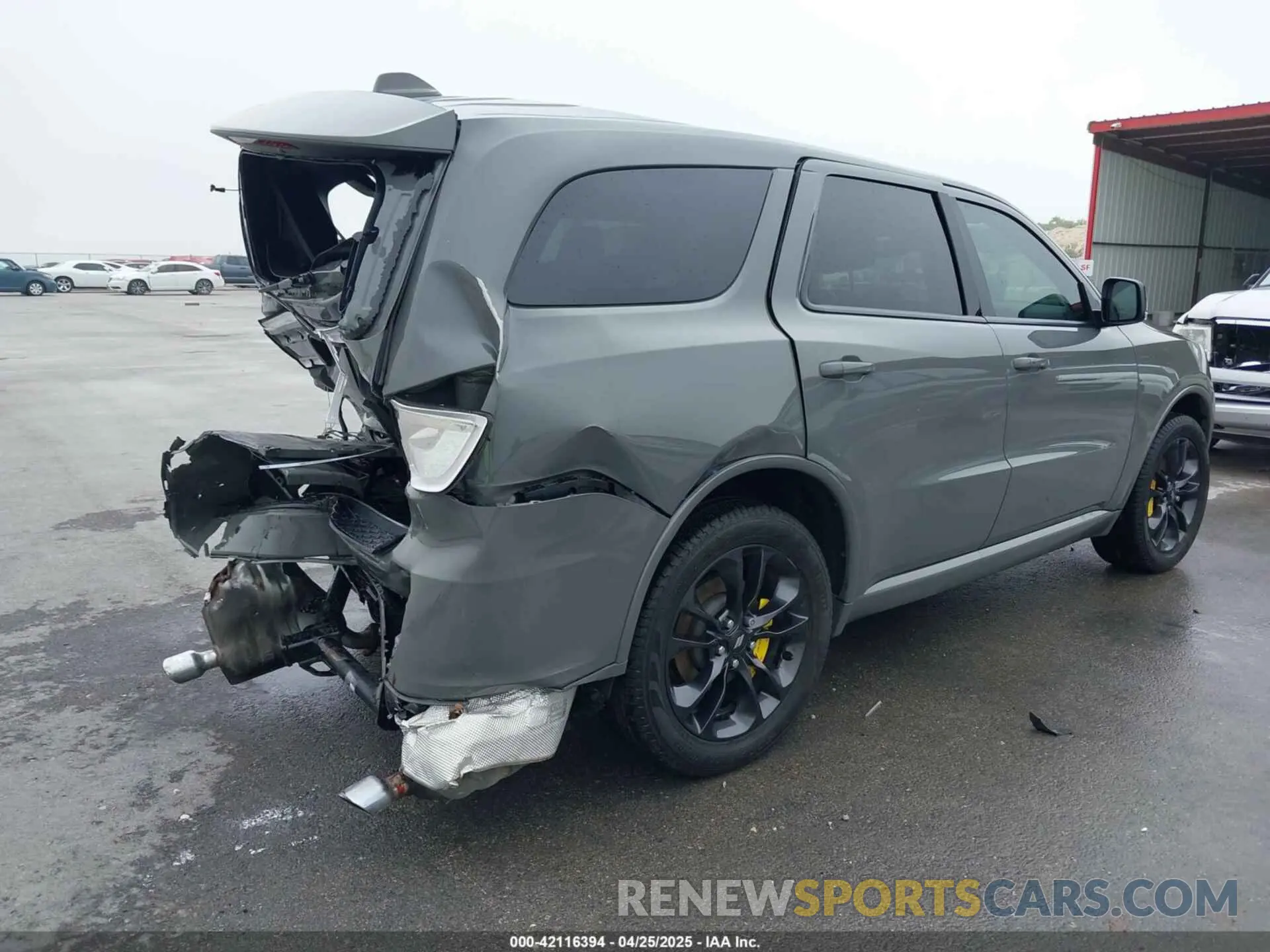 4 fotografías del automóvil dañado 1C4RDJDG3NC206279 DODGE DURANGO 2022