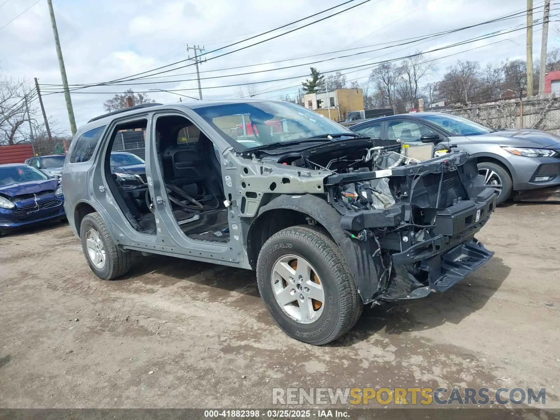1 fotografías del automóvil dañado 1C4RDJDG4NC160378 DODGE DURANGO 2022