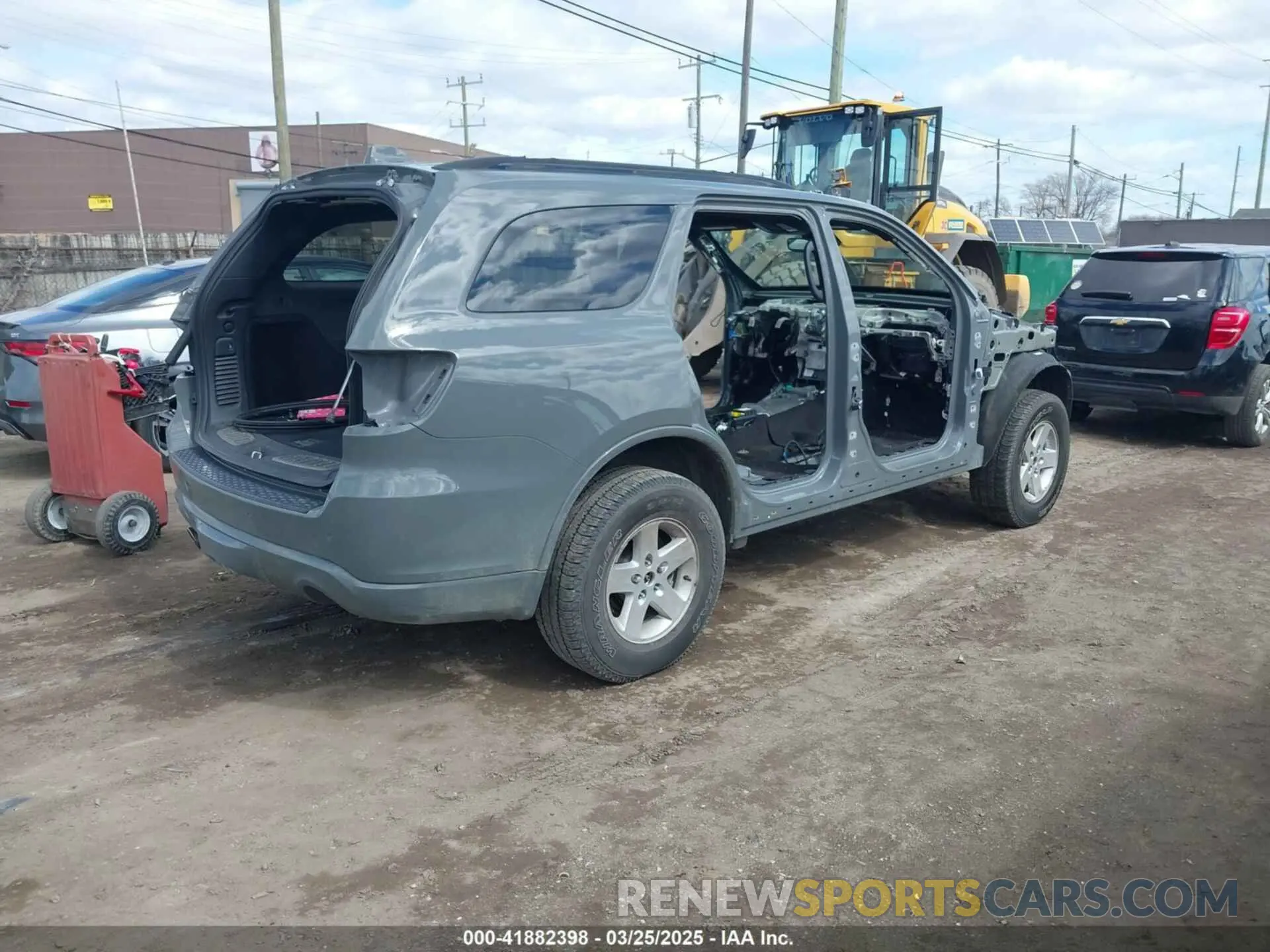 4 fotografías del automóvil dañado 1C4RDJDG4NC160378 DODGE DURANGO 2022