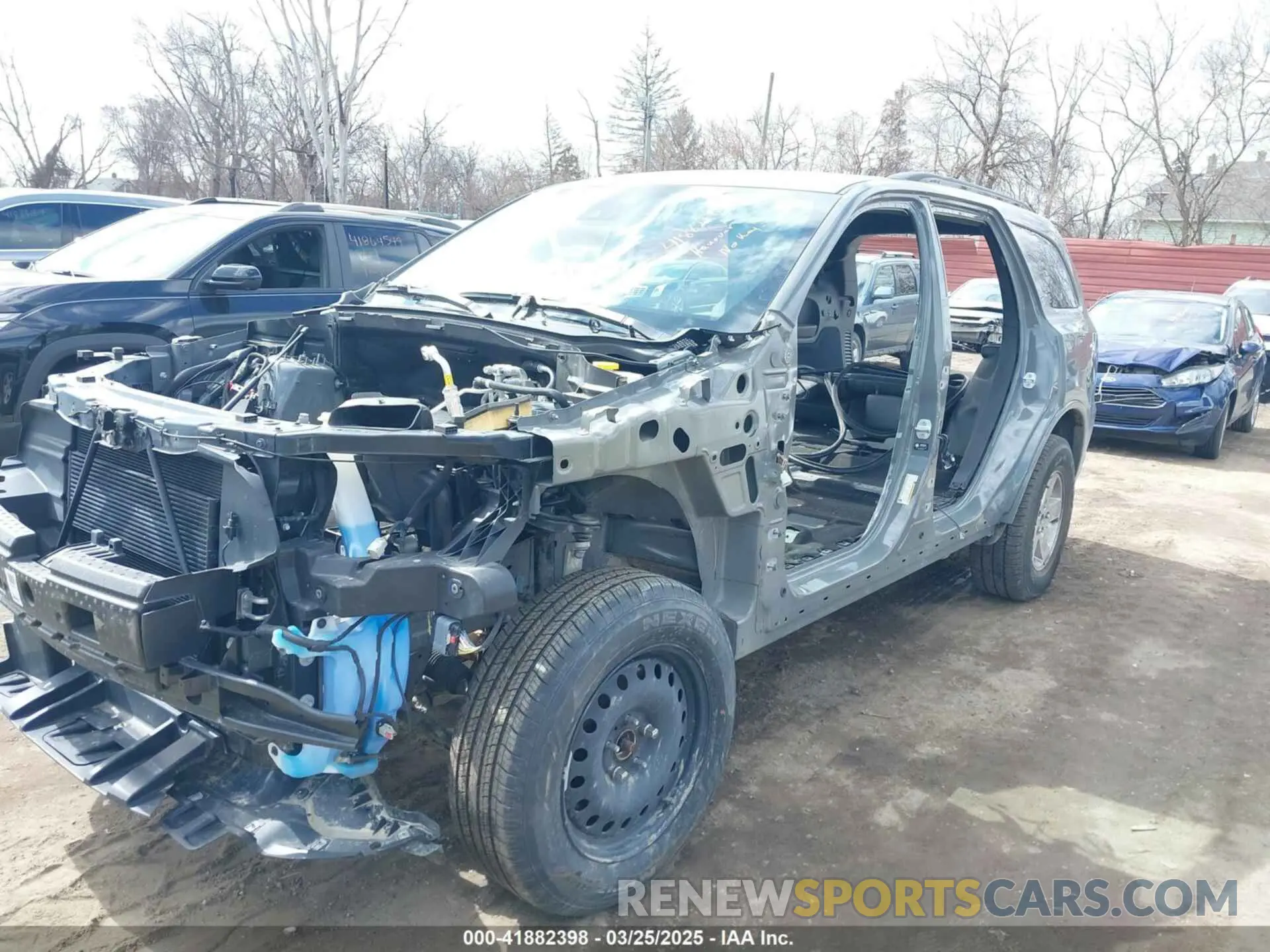 6 fotografías del automóvil dañado 1C4RDJDG4NC160378 DODGE DURANGO 2022