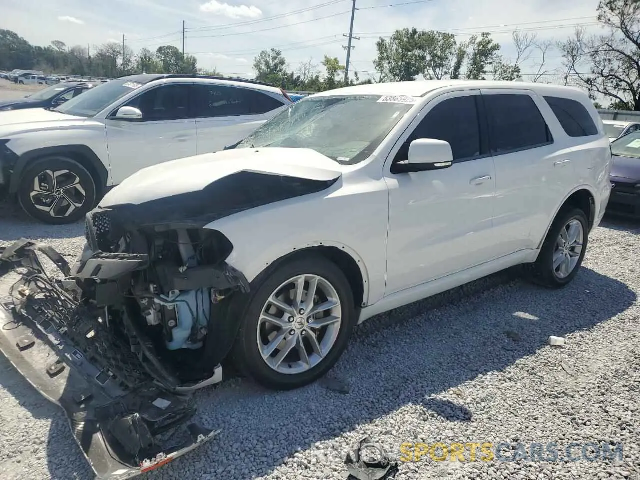 1 fotografías del automóvil dañado 1C4RDJDG6NC108413 DODGE DURANGO 2022
