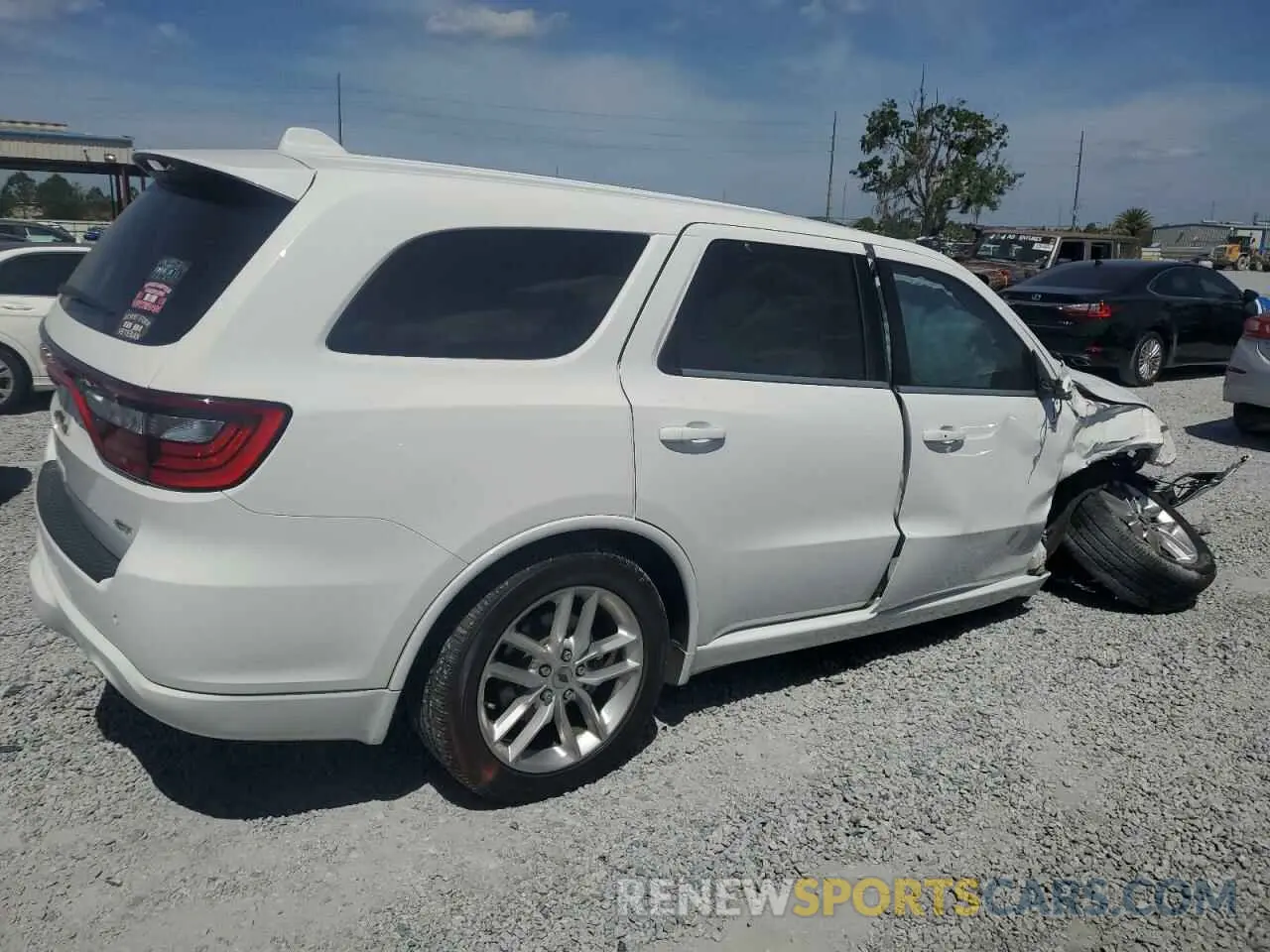 3 fotografías del automóvil dañado 1C4RDJDG6NC108413 DODGE DURANGO 2022
