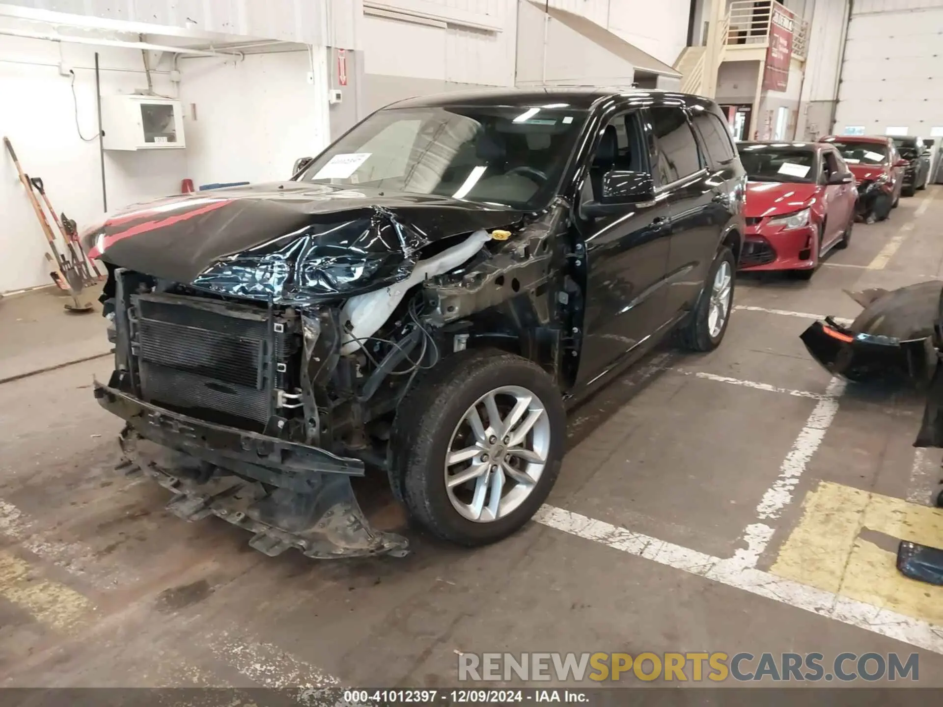 2 fotografías del automóvil dañado 1C4RDJDG8NC202356 DODGE DURANGO 2022
