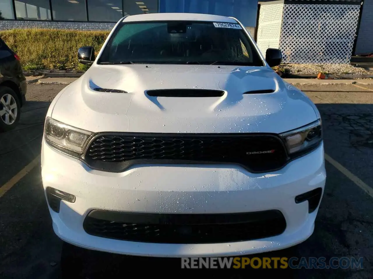5 fotografías del automóvil dañado 1C4RDJDGXNC161034 DODGE DURANGO 2022