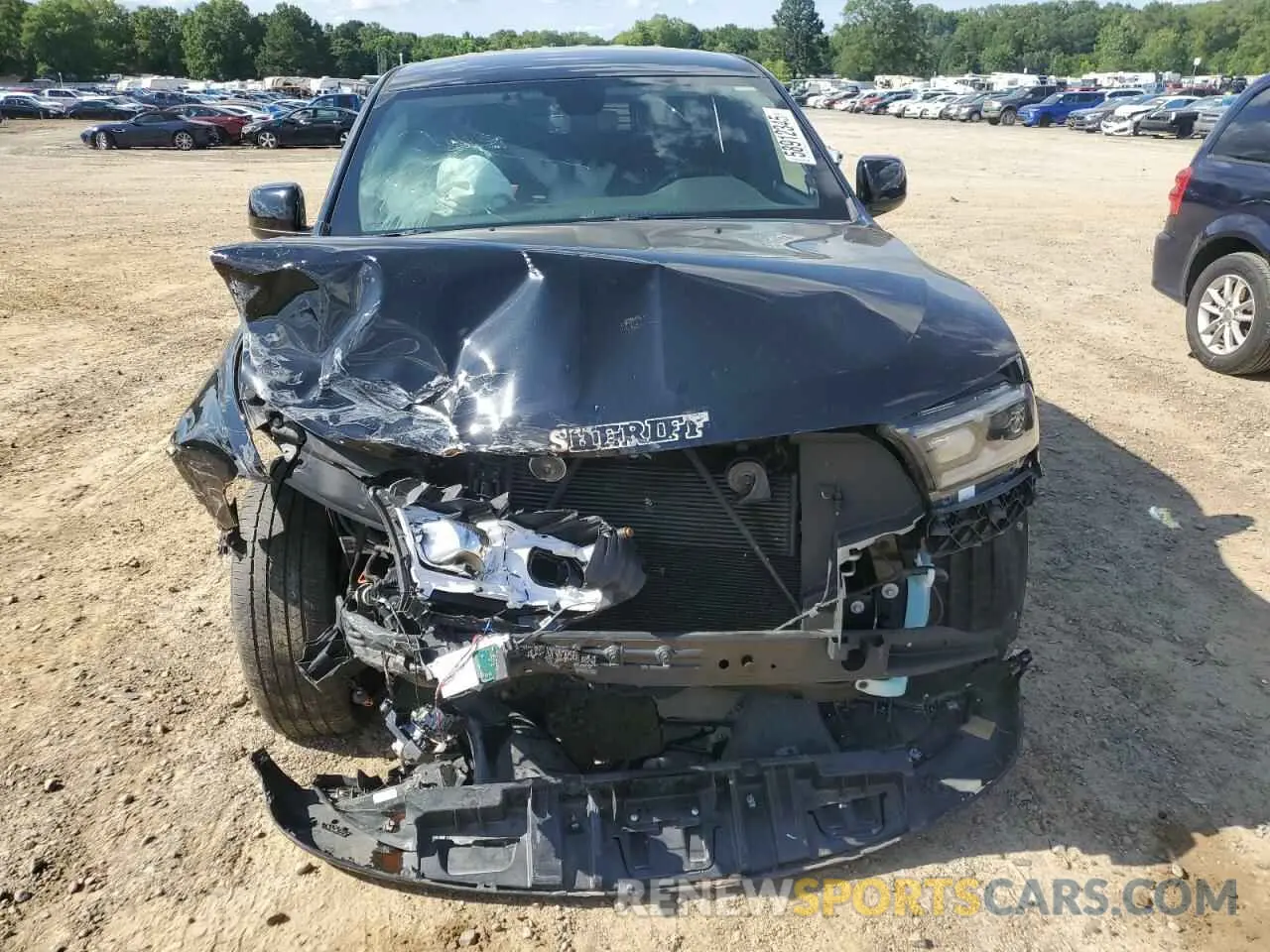 5 fotografías del automóvil dañado 1C4RDJFG2NC184532 DODGE DURANGO 2022