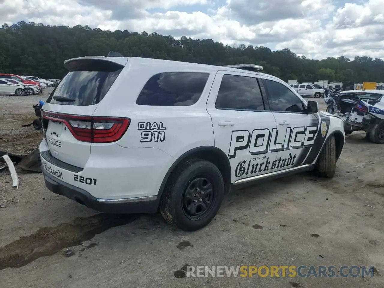 3 fotografías del automóvil dañado 1C4RDJFG9NC184088 DODGE DURANGO 2022