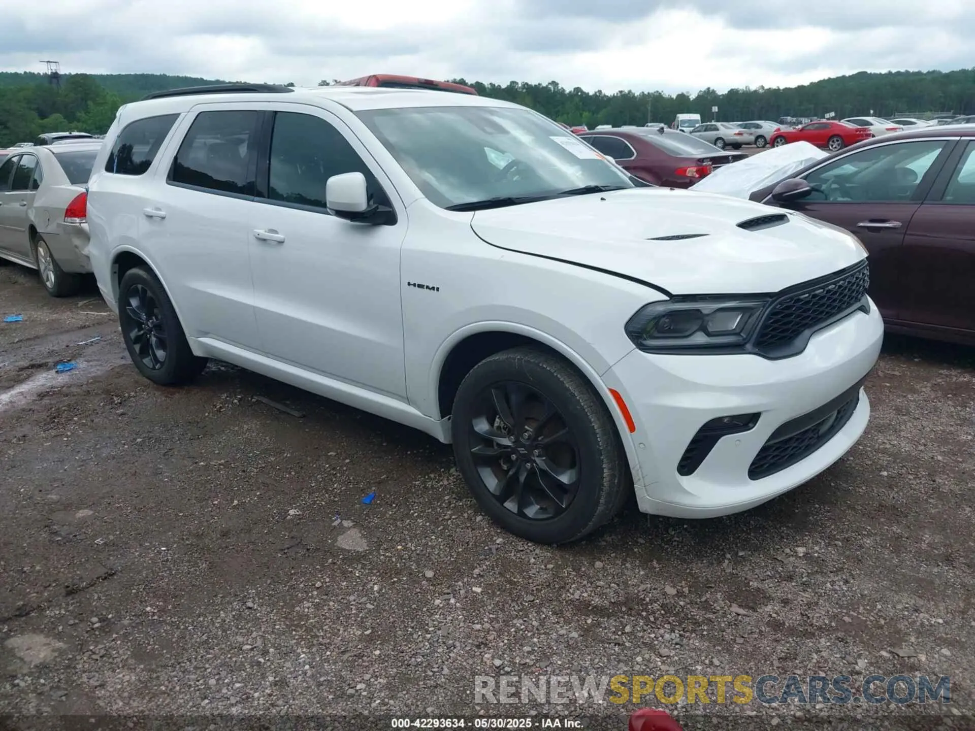1 fotografías del automóvil dañado 1C4SDHCT1NC229858 DODGE DURANGO 2022