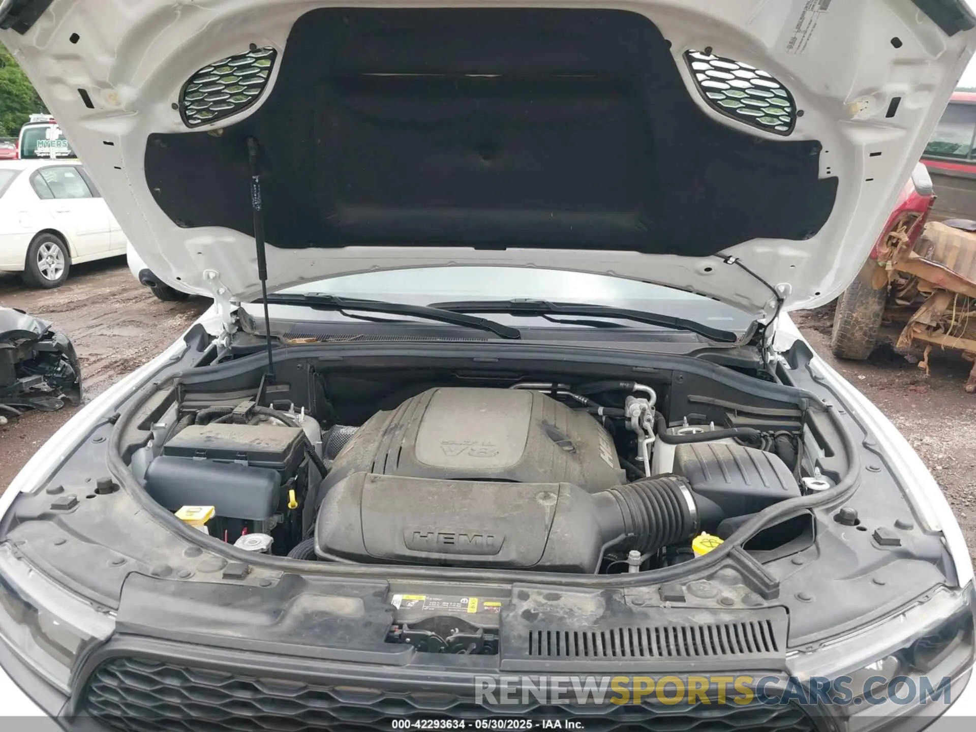 10 fotografías del automóvil dañado 1C4SDHCT1NC229858 DODGE DURANGO 2022
