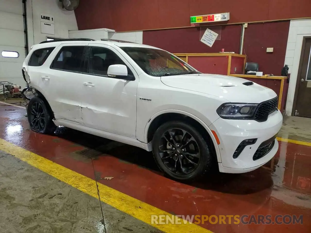 4 fotografías del automóvil dañado 1C4SDHCT3NC229103 DODGE DURANGO 2022