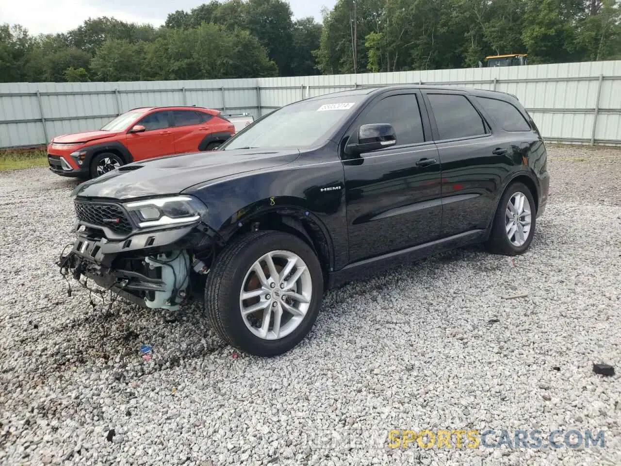 1 fotografías del automóvil dañado 1C4SDHCT4NC190098 DODGE DURANGO 2022
