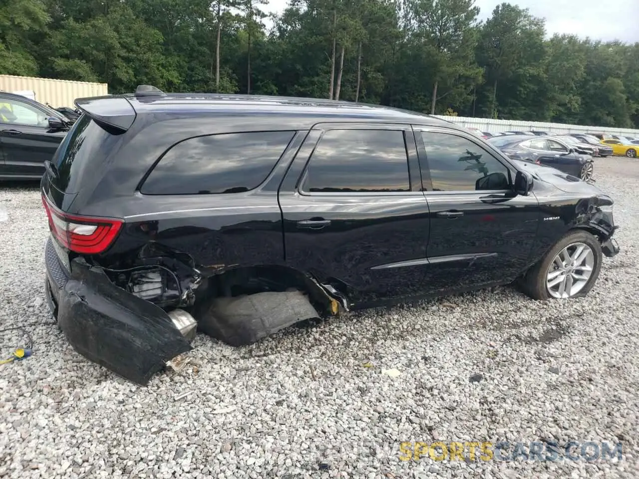 3 fotografías del automóvil dañado 1C4SDHCT4NC190098 DODGE DURANGO 2022