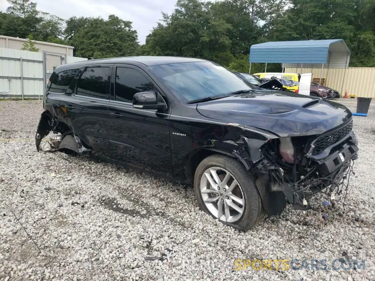4 fotografías del automóvil dañado 1C4SDHCT4NC190098 DODGE DURANGO 2022