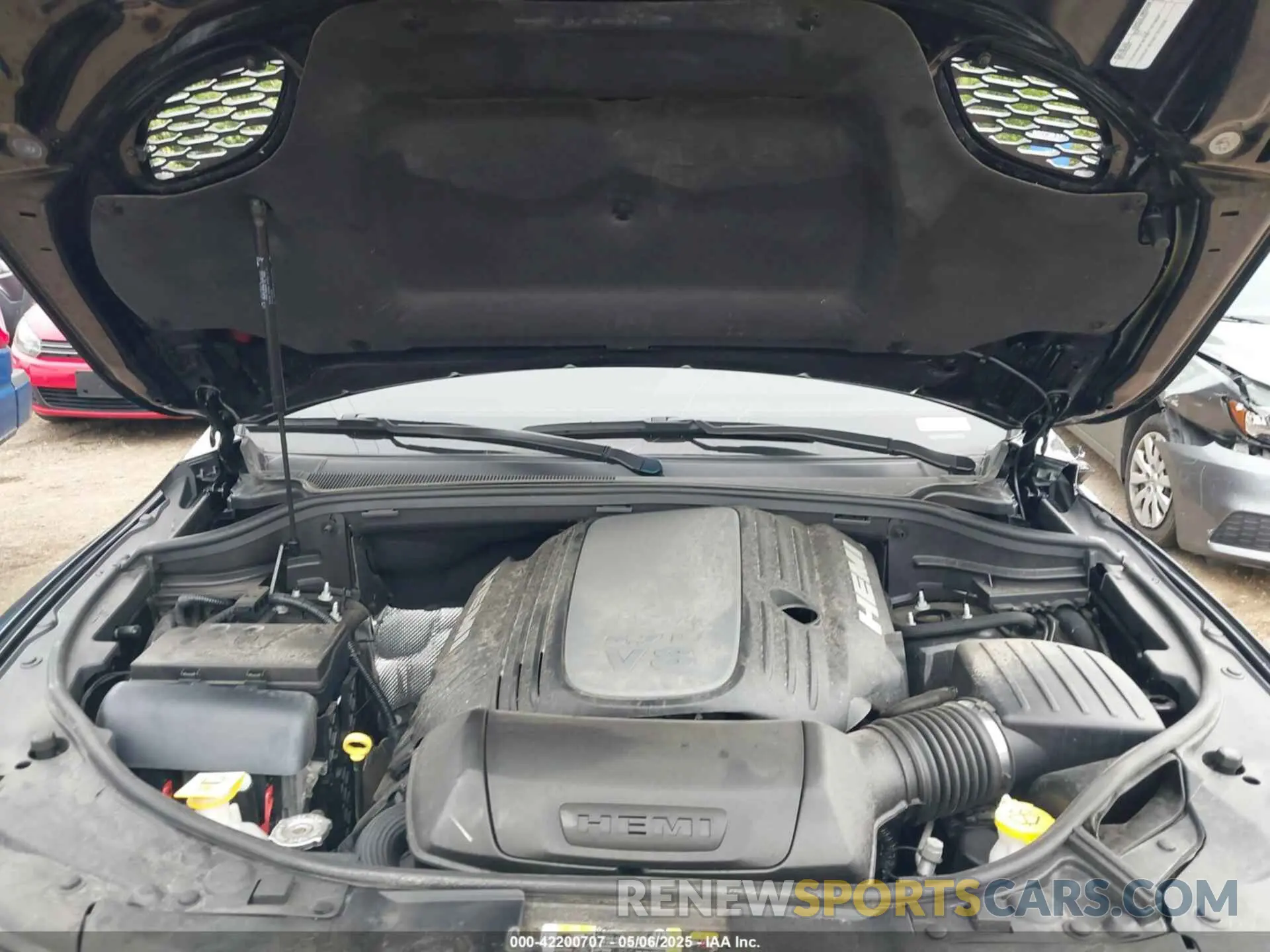 10 fotografías del automóvil dañado 1C4SDHCT9NC192123 DODGE DURANGO 2022