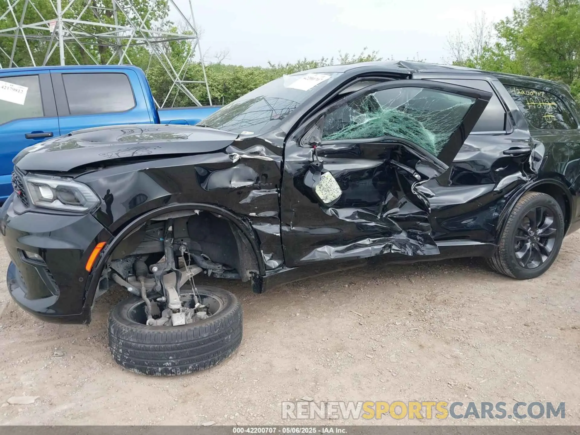 6 fotografías del automóvil dañado 1C4SDHCT9NC192123 DODGE DURANGO 2022