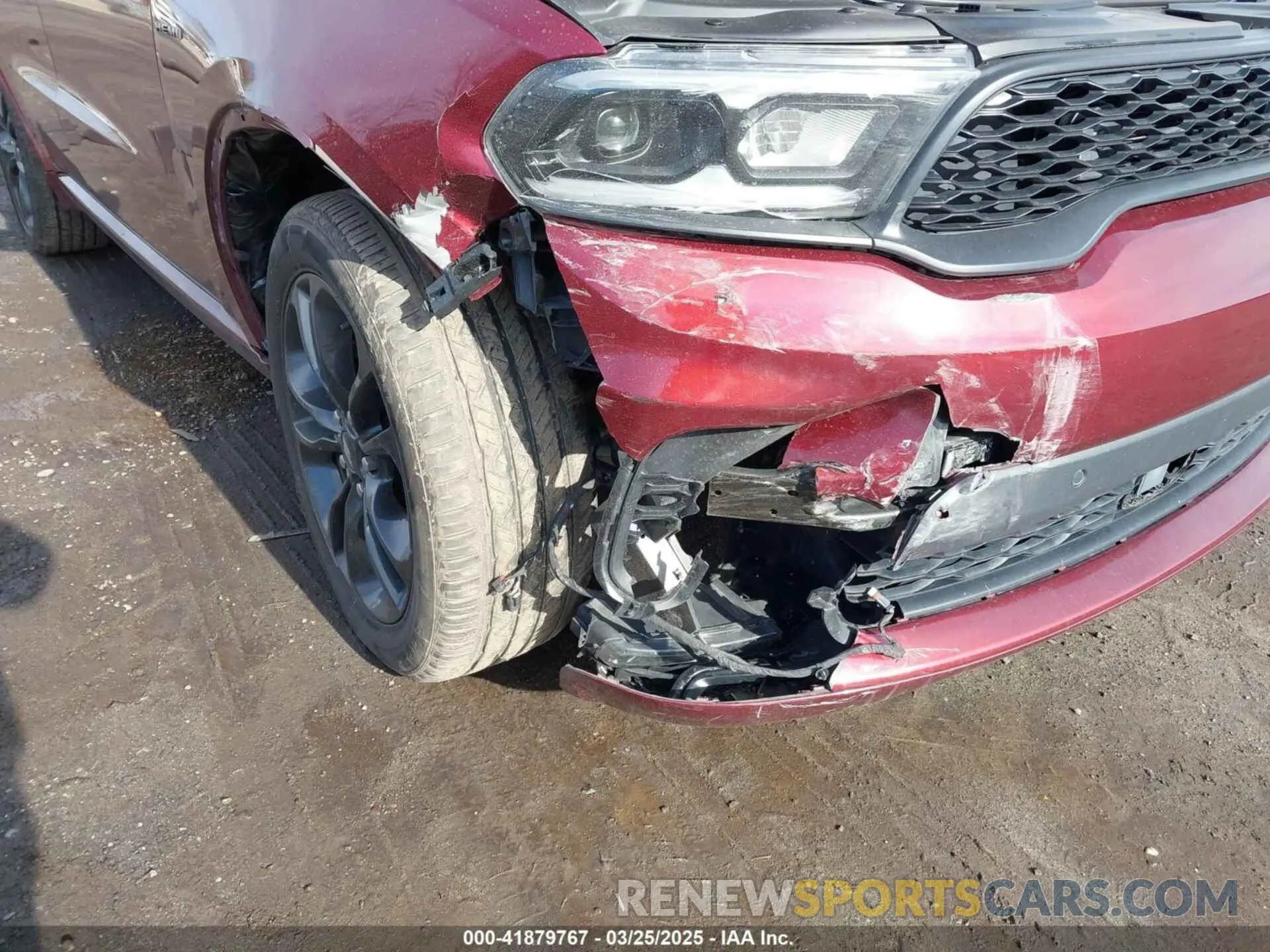 6 fotografías del automóvil dañado 1C4SDJCT0NC222570 DODGE DURANGO 2022
