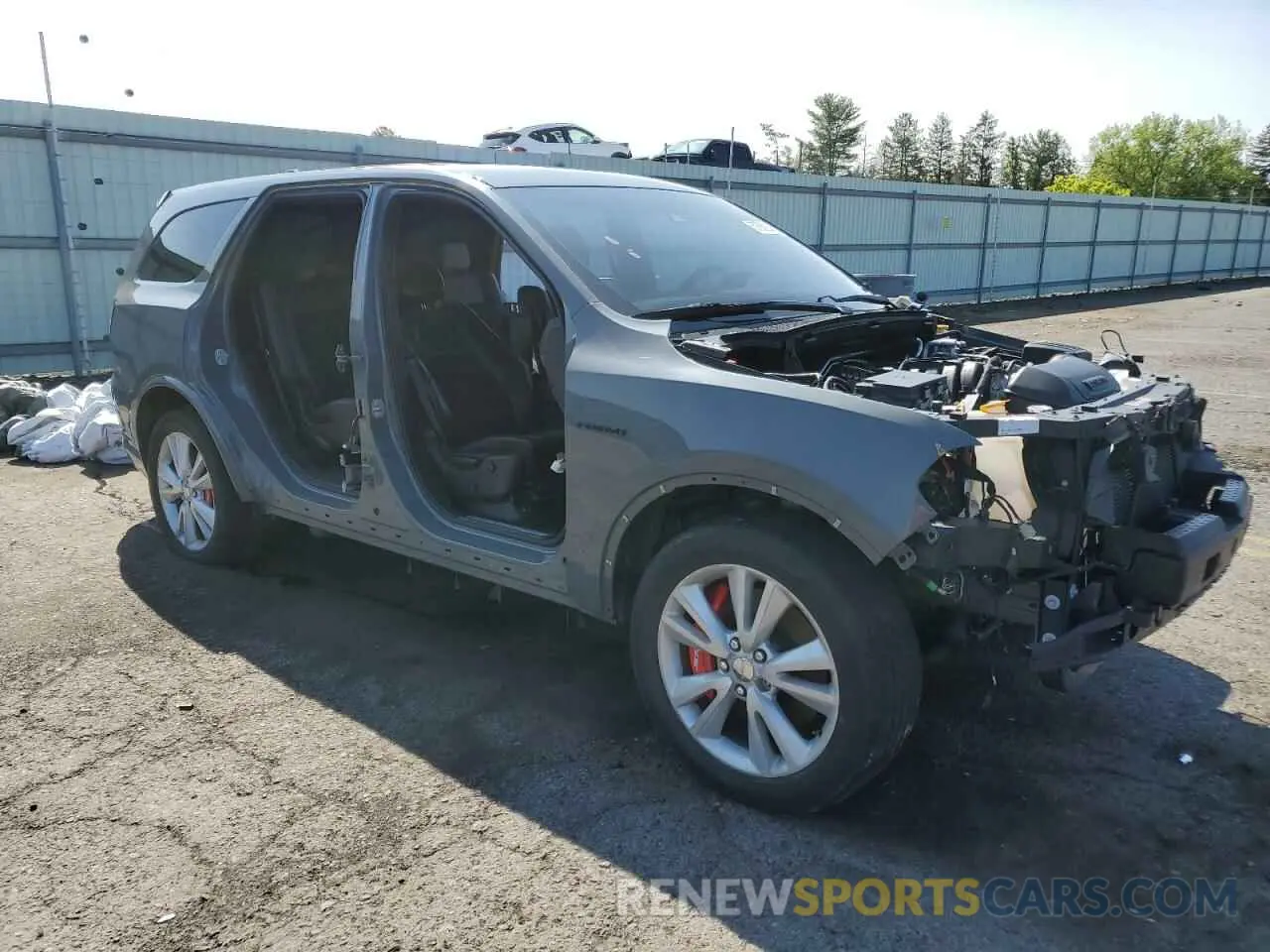 4 fotografías del automóvil dañado 1C4SDJCT2NC189264 DODGE DURANGO 2022