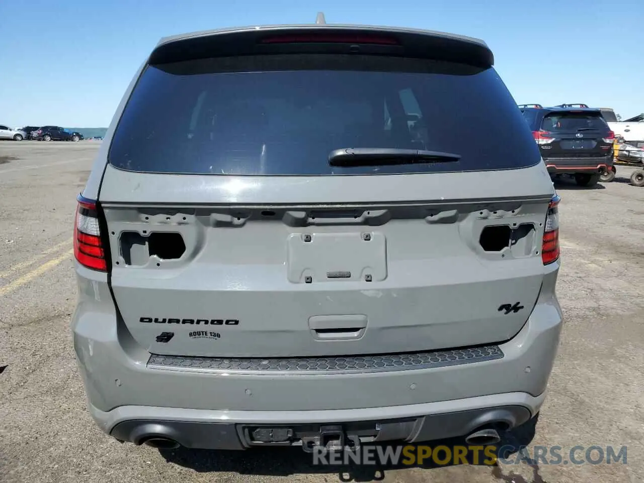 6 fotografías del automóvil dañado 1C4SDJCT2NC189264 DODGE DURANGO 2022